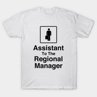 The Office - Assistant To the Regional Manager Black Set T-Shirt